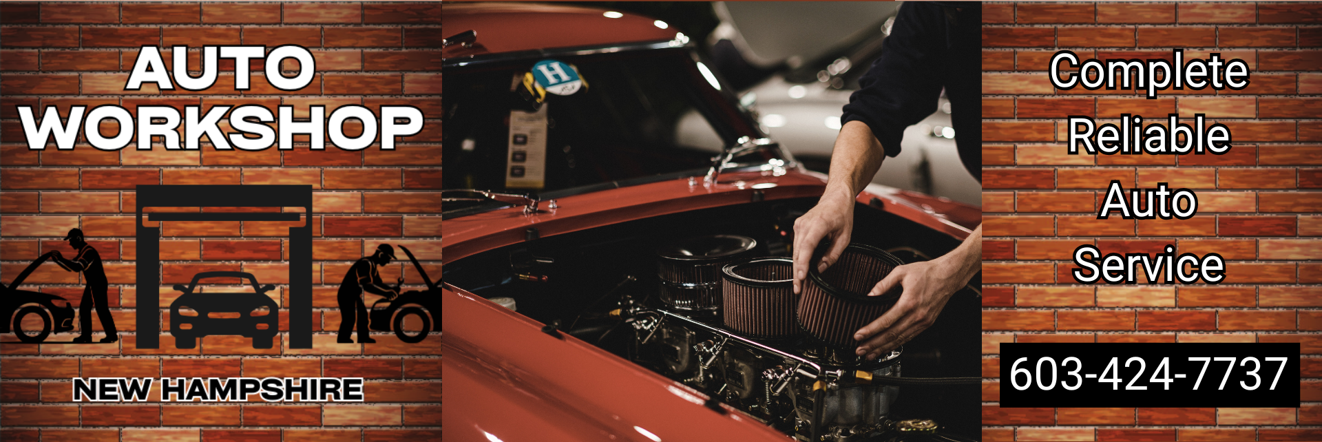 Auto Workshop New Hampshire Banner
